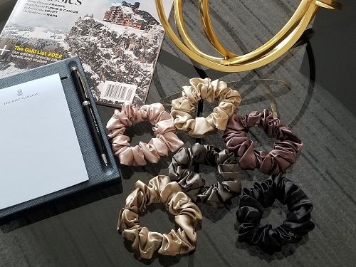 silk scrunchies 22 momme 6 colors