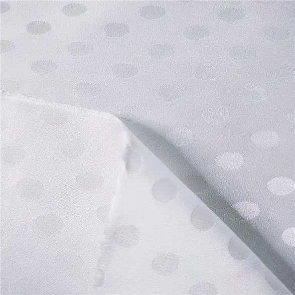 Mulberry Silk Jacquard Polka Dots Pattern