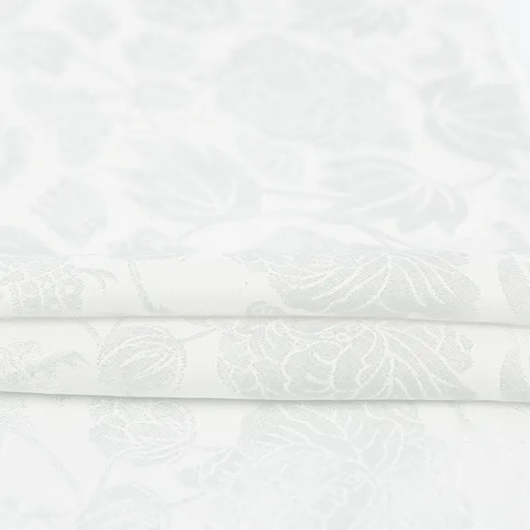 Exquisite Mulberry Silk Jacquard Lotus Flowers 16 momme SILKPRADA