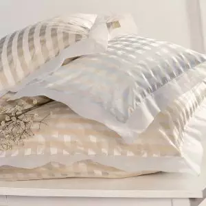 Silk Organza Squares Accent Pillow Shams