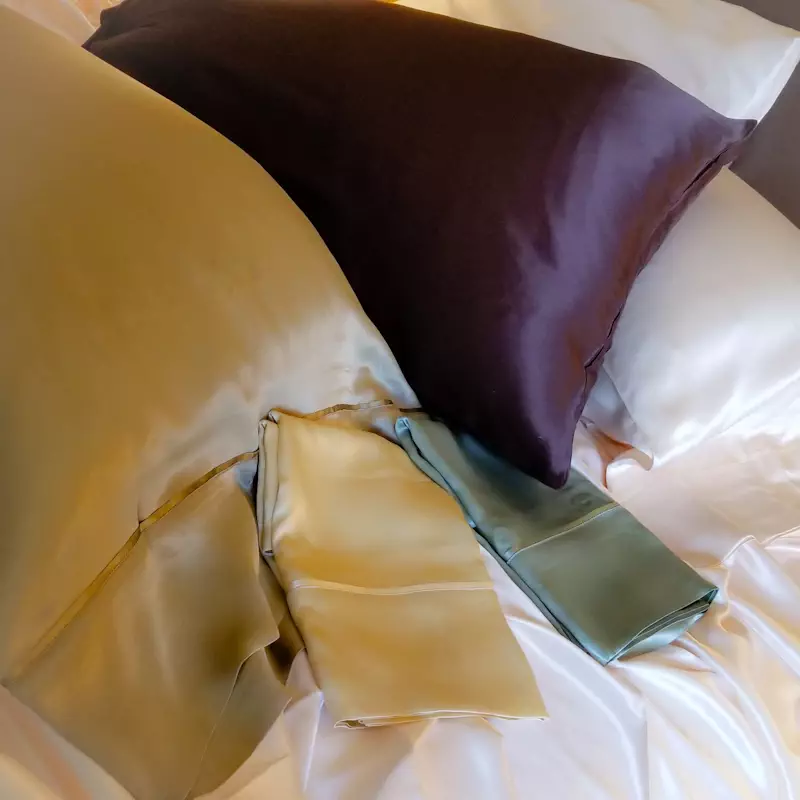 Charmeuse Silk Pillowcase in a Silk Envelope